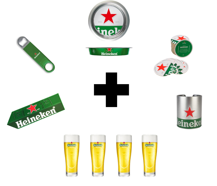 Dragende cirkel Wat Oefening Heineken Cadeau Dienblad! - Bardecoratie.nl