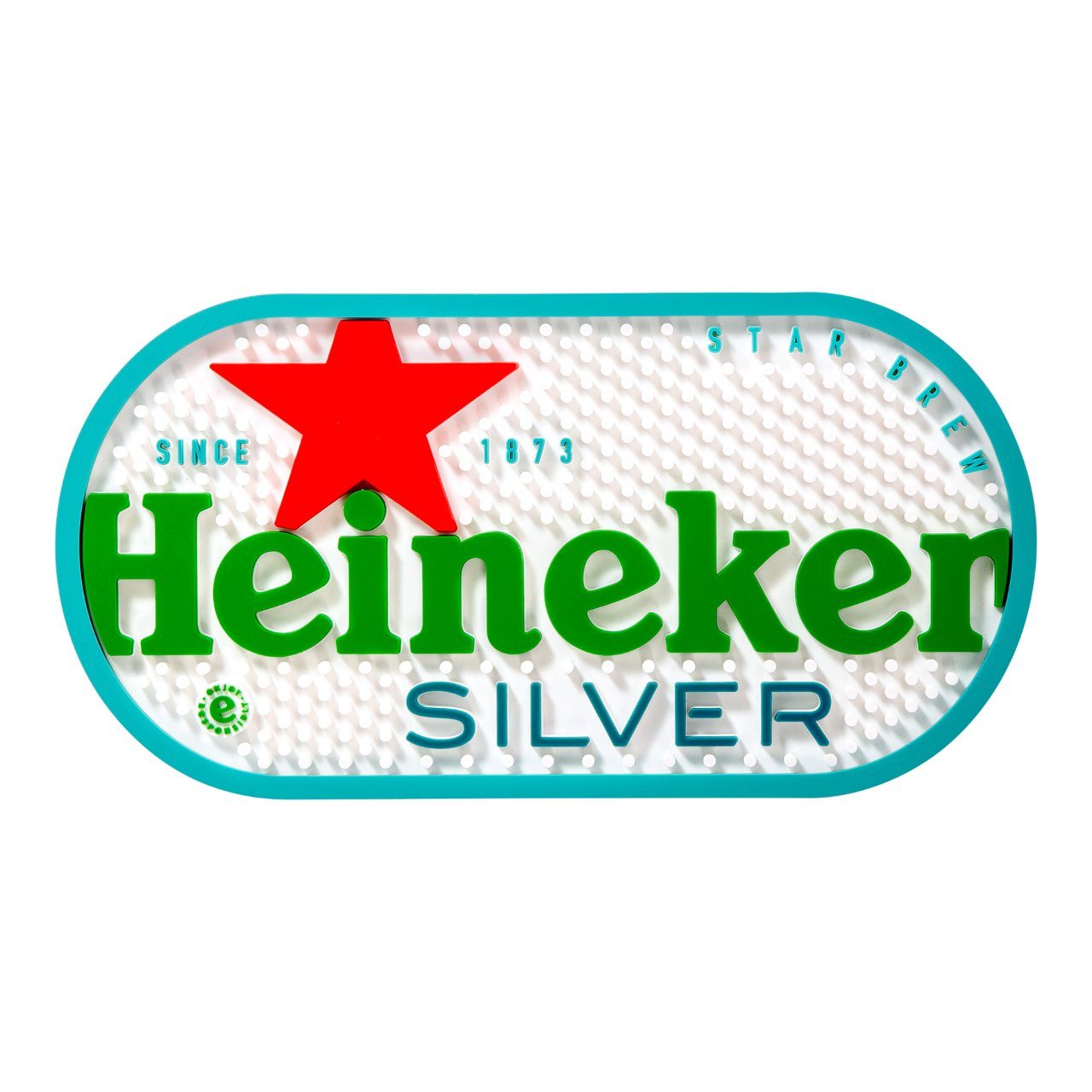 tafel verontschuldigen knal Heineken Silver Barmat 34x19cm - Bardecoratie.nl
